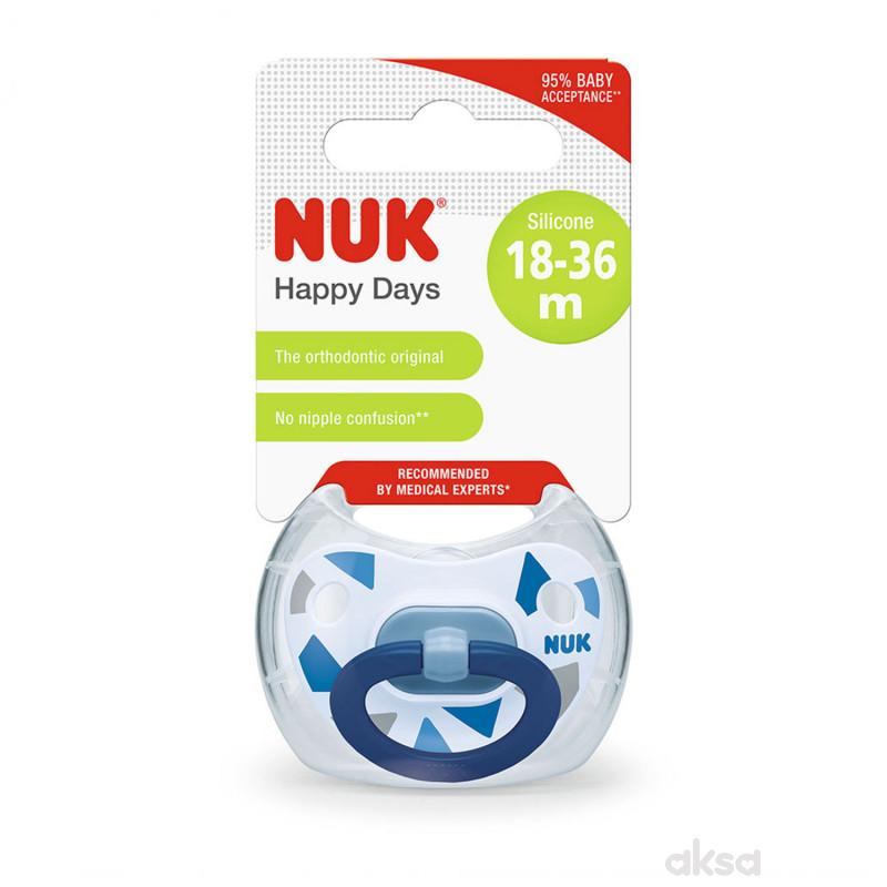 Nuk laža silikon happy kids vel3 