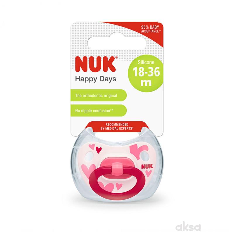 Nuk laža silikon happy kids vel3