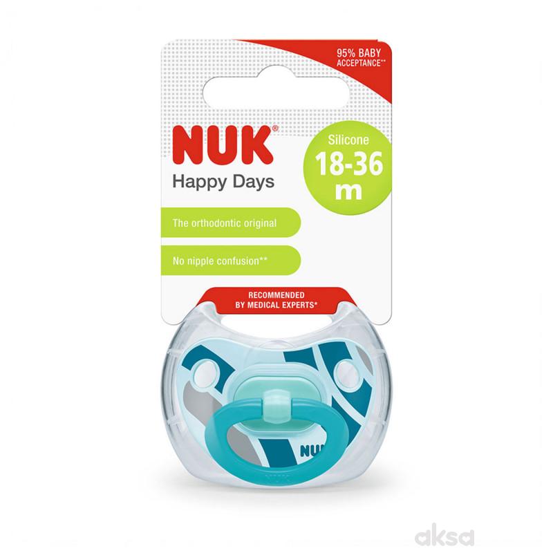 Nuk laža silikon happy kids vel3 