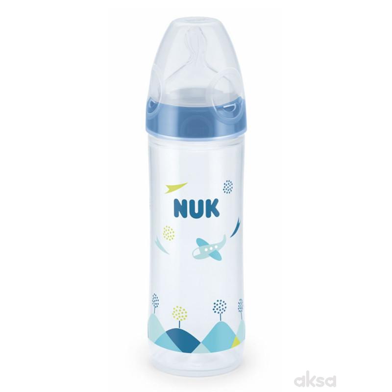 Nuk plastična flašica clasic sil 6-18m 