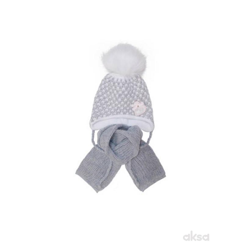 Ajs set(kapa i šal),devojčice 