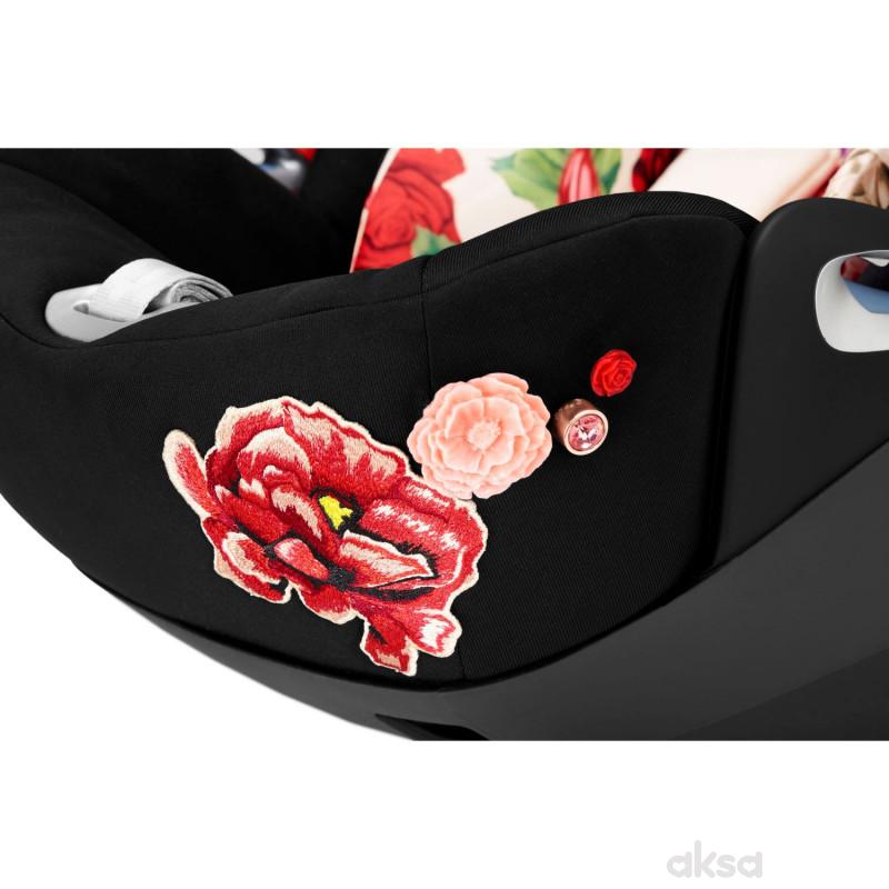Cybex Cloud Z iSize (45-87cm) Spring Blossom Black