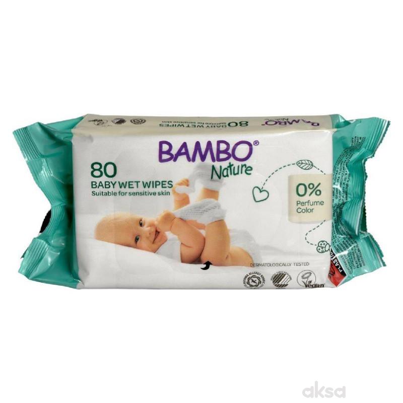 Bambo vlažne maramice Nature Eco 80kom 