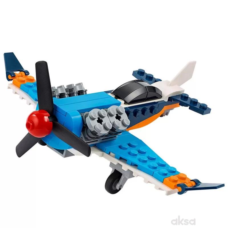 Lego Creator propeller plane