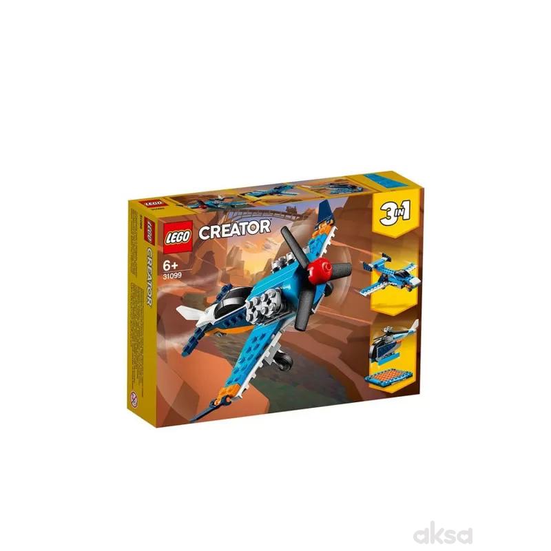 Lego Creator propeller plane