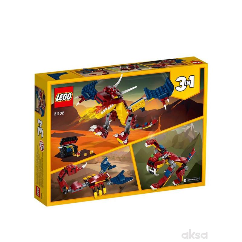 Lego Creator fire dragon
