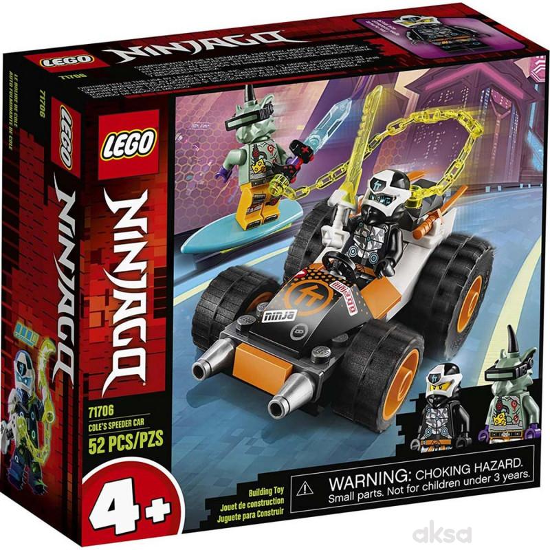 Lego ninjago coles speeder car