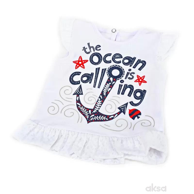 Pom Pom majica kr, devojčice