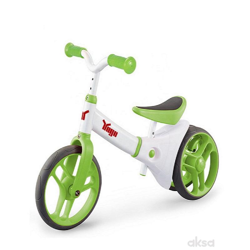 Konig 2 in 1 Training Balance Bike - Green