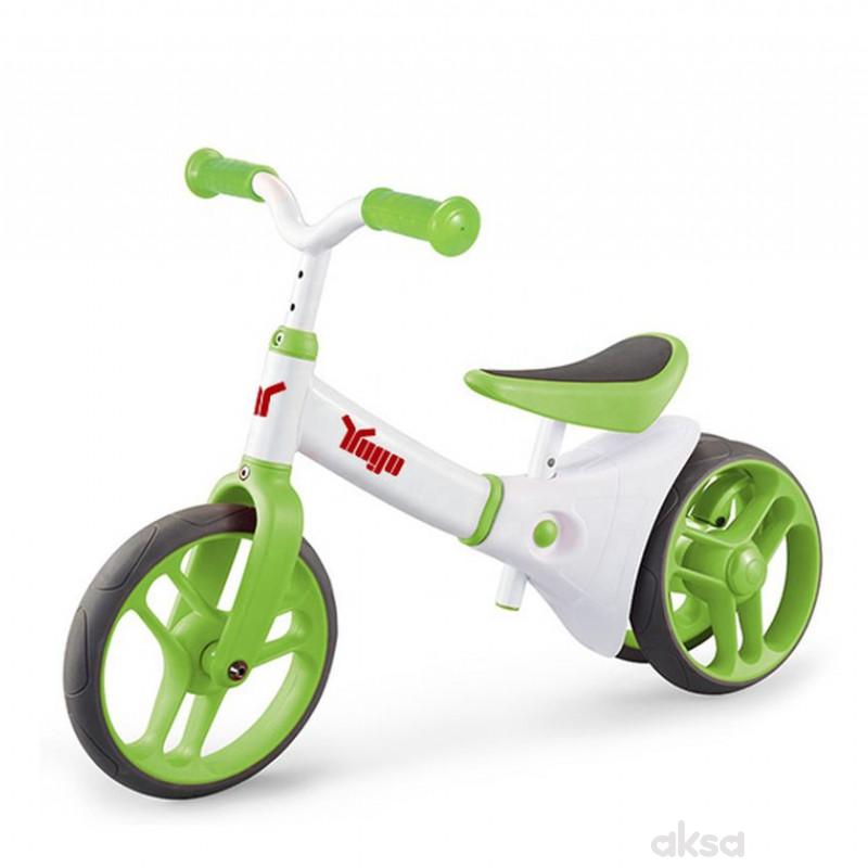 Konig 2 in 1 Training Balance Bike - Green 