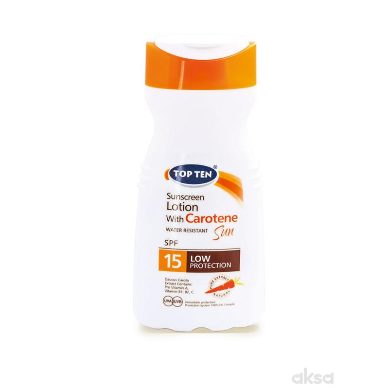 Top ten sun losion sa karotenom SPF15 200ml