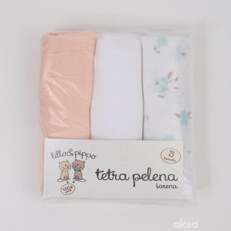 Lillo&Pippo tetra pelena Cvet 3u1 