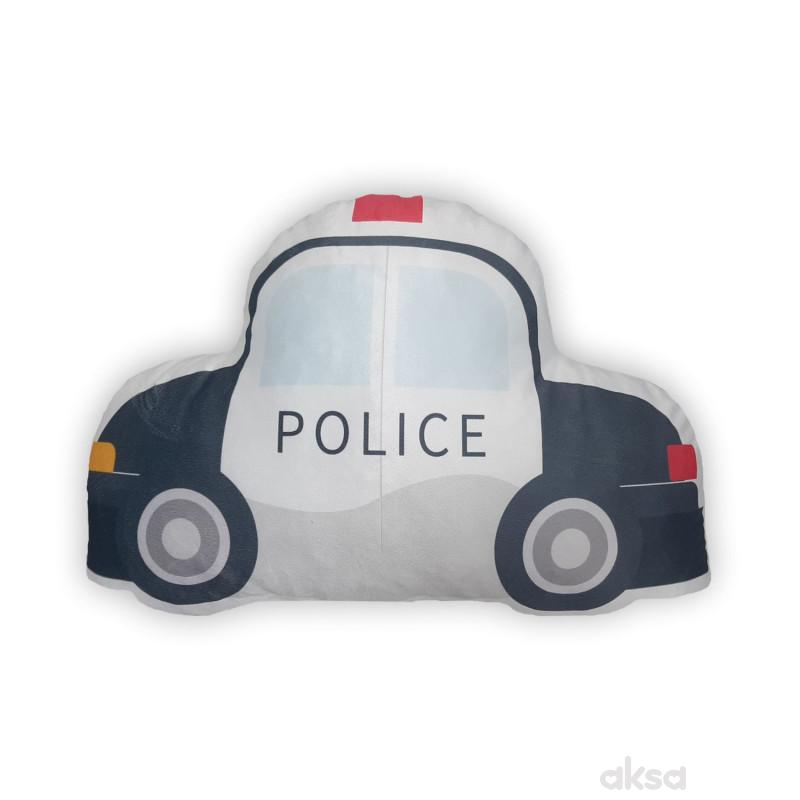 Baby Textil ukrasni jastuk Policijski auto
