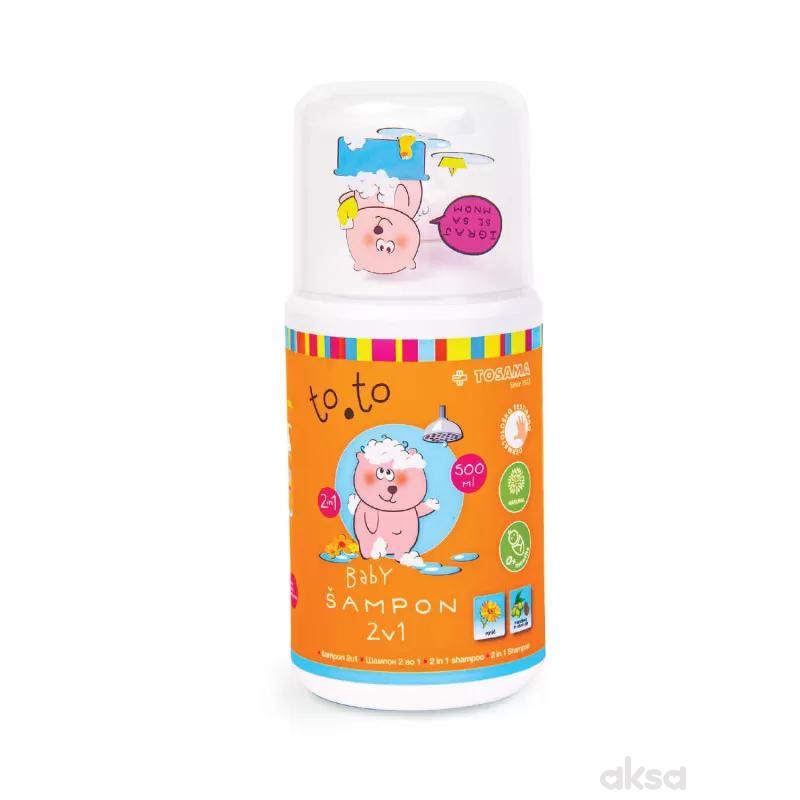 Tosama To.To baby 2u1 šampon 500ml