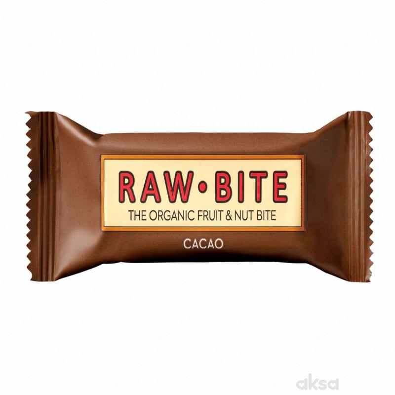 Raw Bite voćni energ. bar organski kakao 50g 