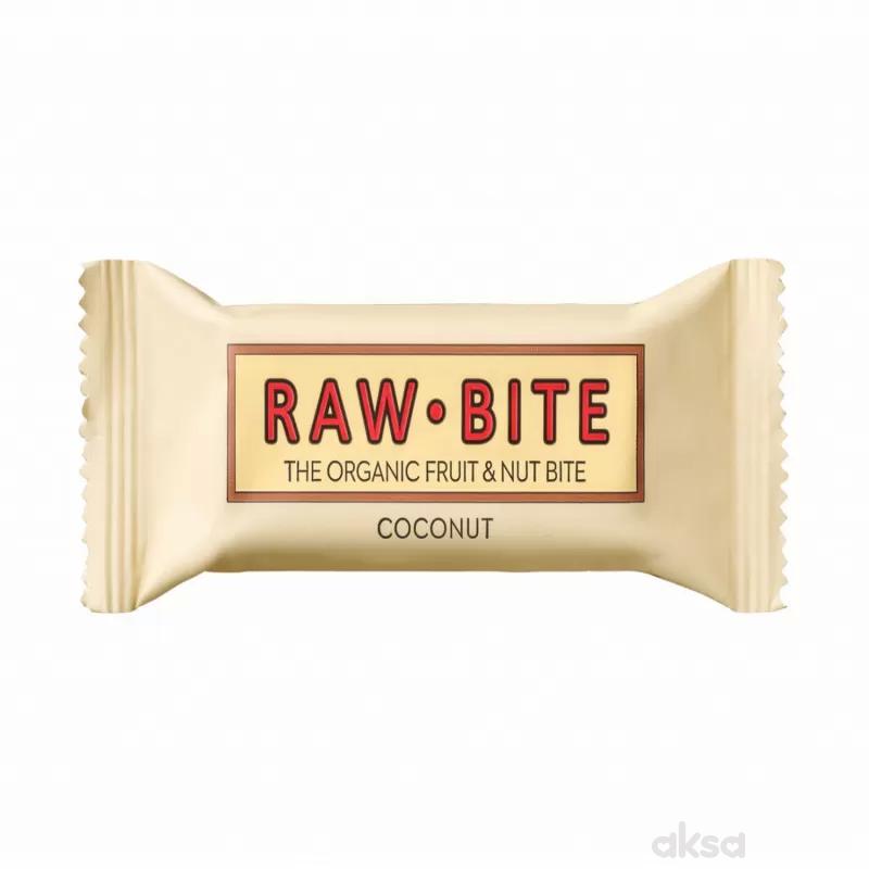 Raw Bite voćni energ. bar organski kokos 50g 