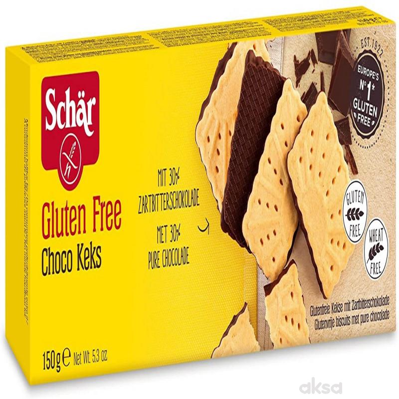 Schar keks preliven čokoladom 150g