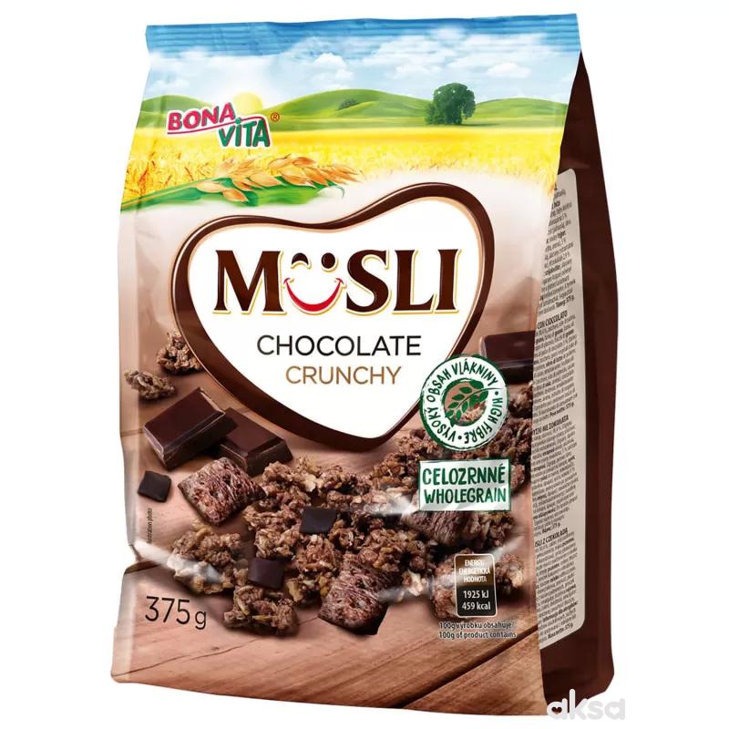 Bonavita crunch musli čokolada 375g 