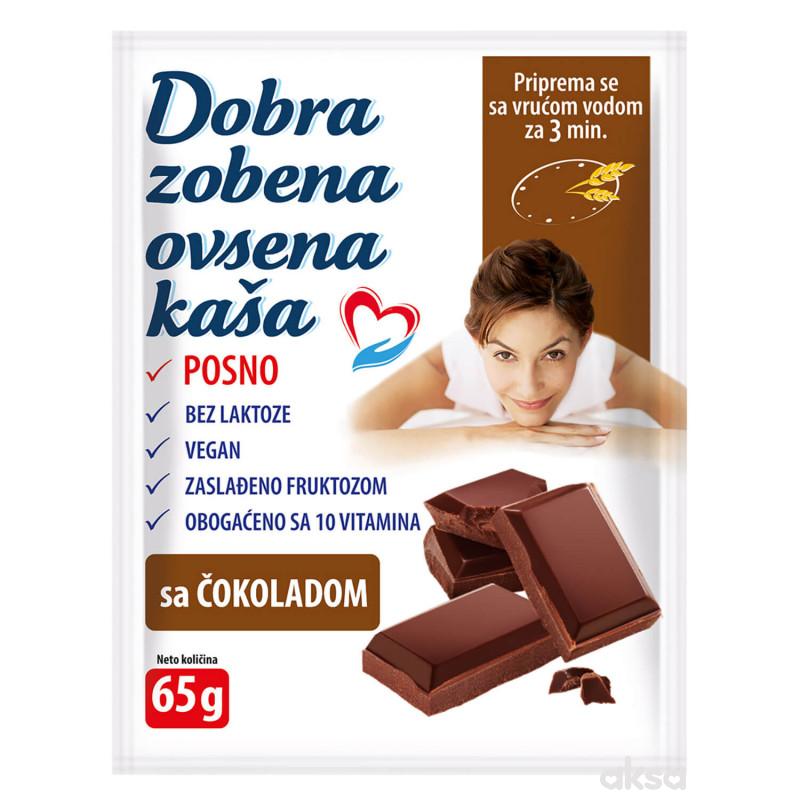 Dobra zobena ovsena kaša čokolada 65g 