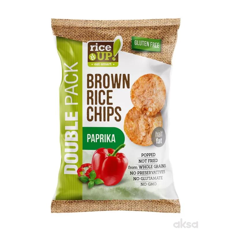 Rice up braon pirinčani čips paprika 120g
