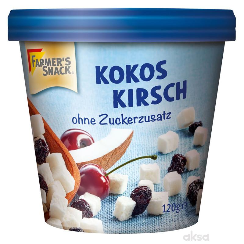 Farmers mix suvi kokos, suve višnje 120g 