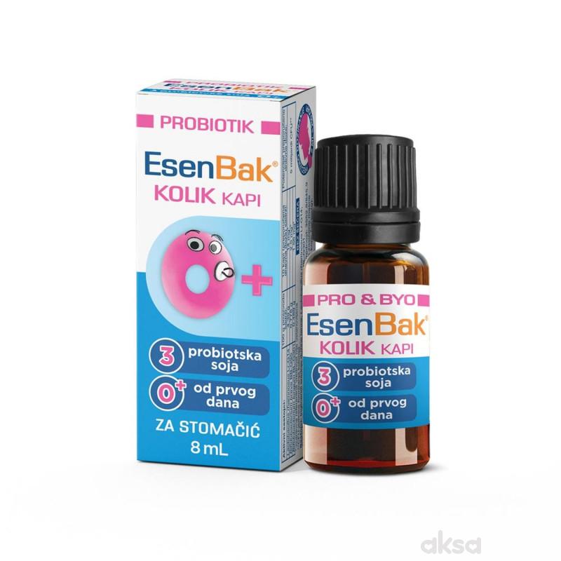 Esenbak kolik probiotske kapi 0+, 8ml