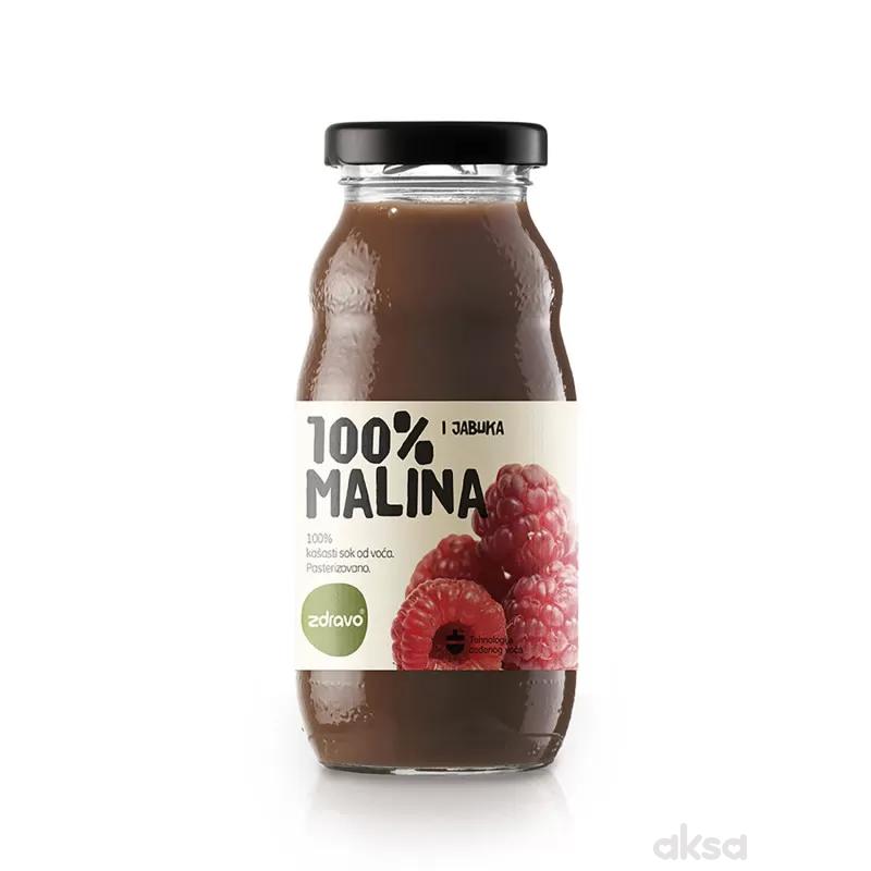 Zdravo Organic sok malina 200ml