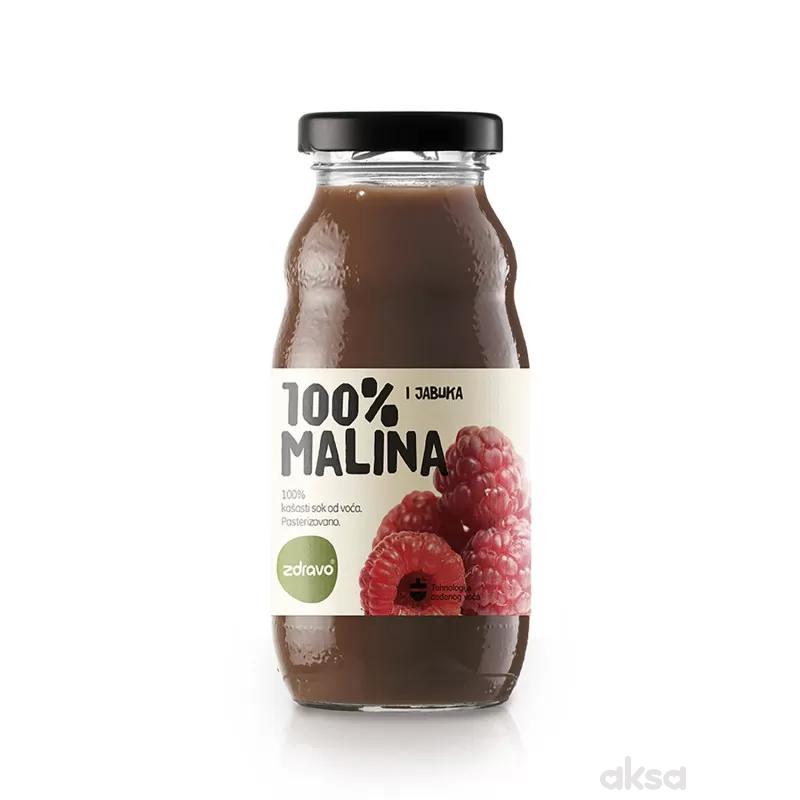 Zdravo Organic sok malina 200ml 