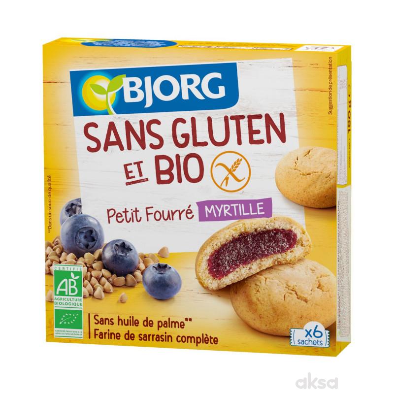 Bjorg biskvit punjen borovnicom bez glutena 180g