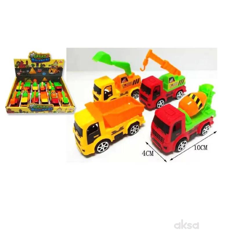 HK Mini igračka građevinski auto, displej 12 kom 