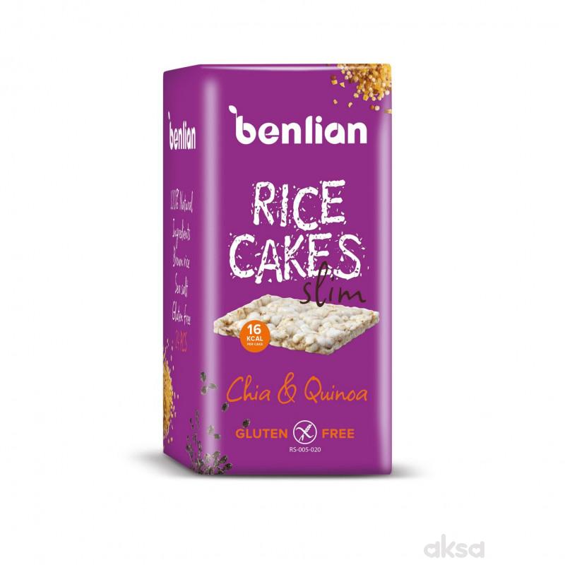 Benlian pirinčane galete slim čia&kinoa 100g