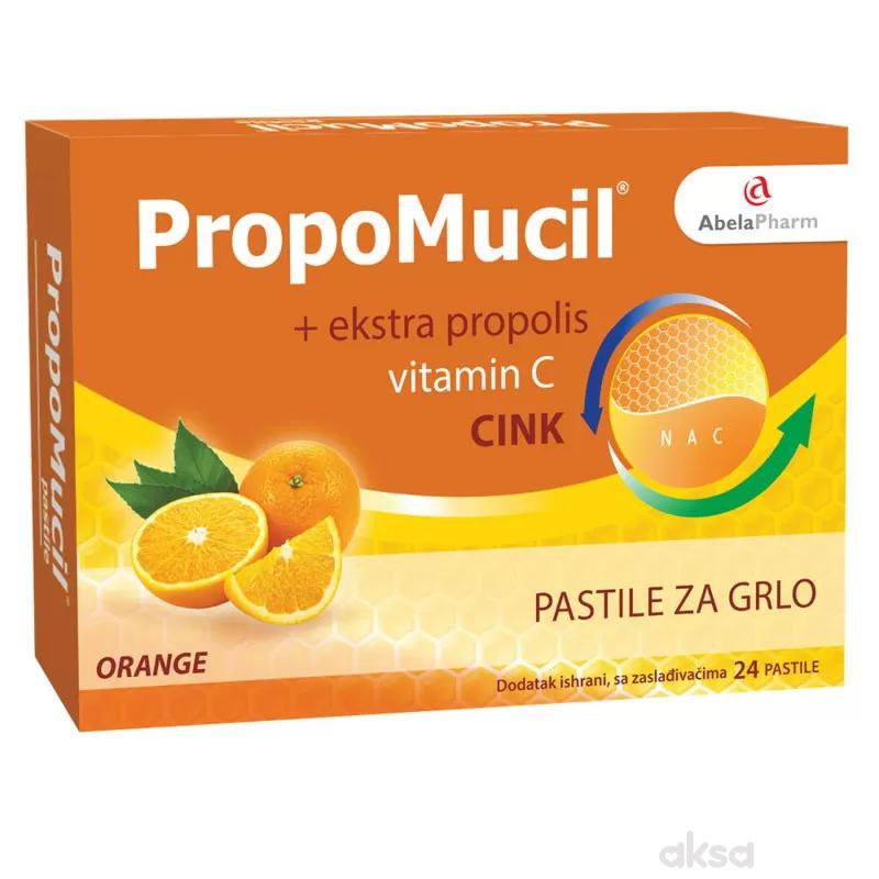 Abela Pharm Propomucil pastile, orange 