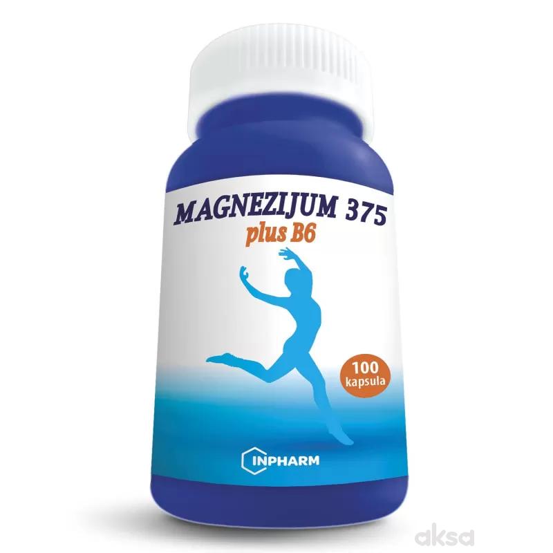 Magnezijum 375 plus B6, 100 kapsula 