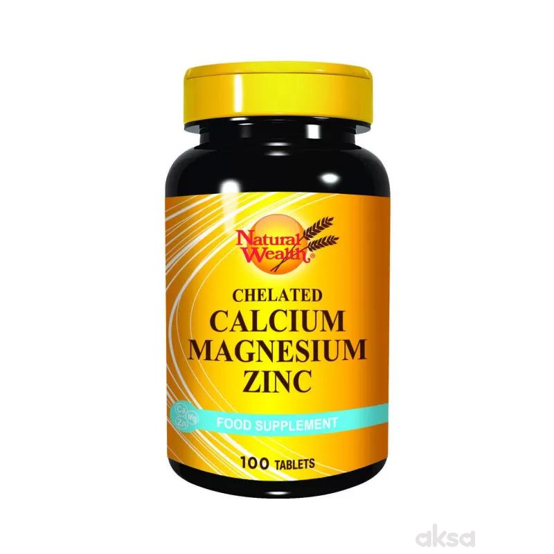 Natural Wealth CA-MG-ZN tablete a100 