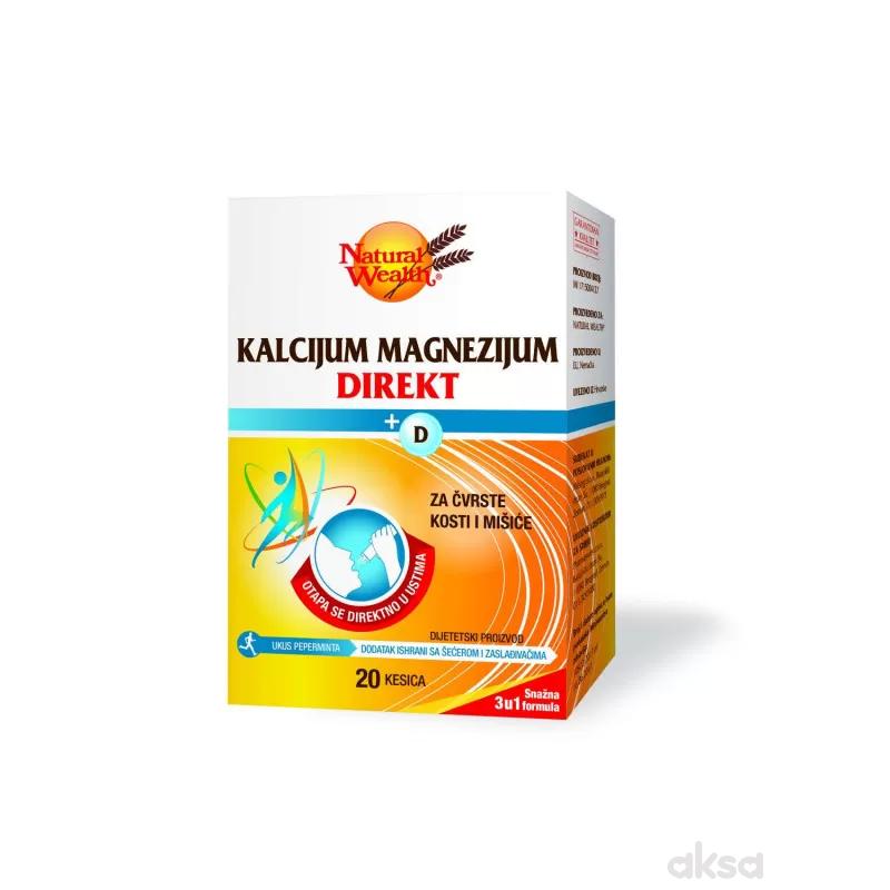 Natural Wealth CA MG direkt+vitamin D kesica a20