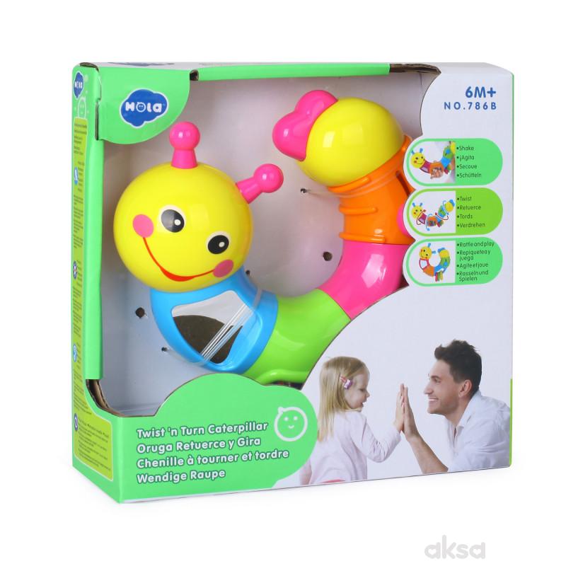 Huile toys igračka zvečka gusenica