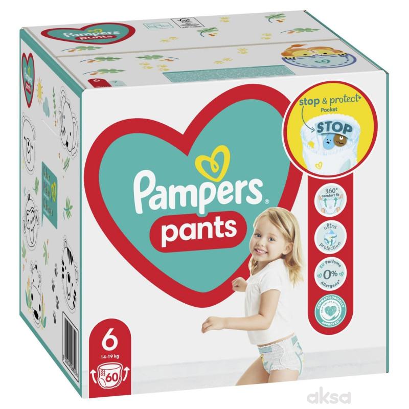 Pampers pants pelene GPP 6 large 15+kg 60kom 