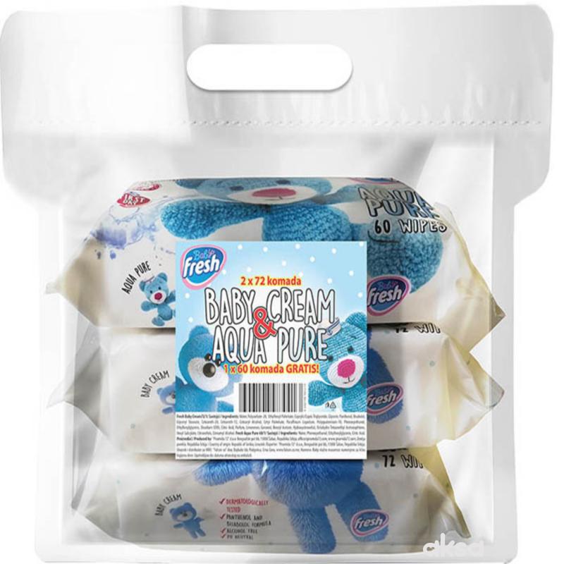 Fresh baby vl.maram.sensitive 2x72kom+meda gratis