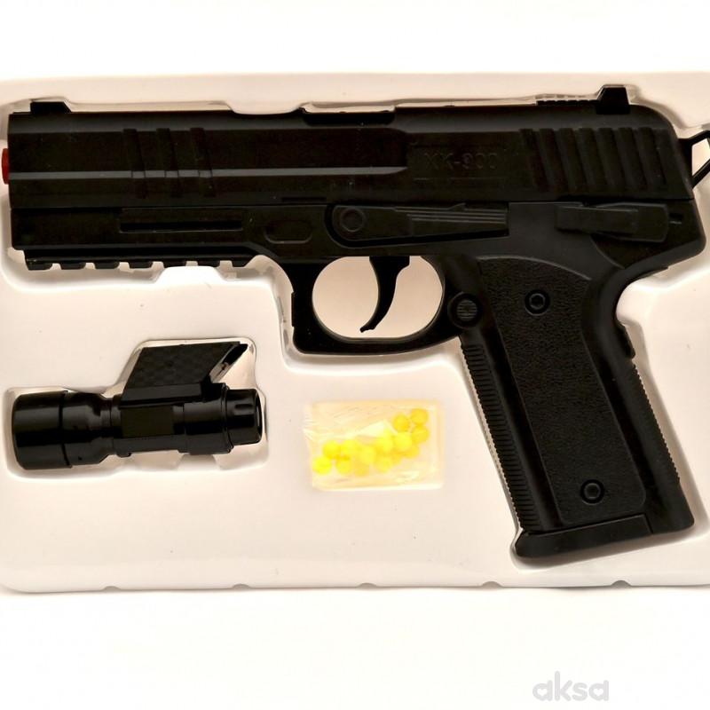 Cigioki pistolj sa svetlom na baterije 