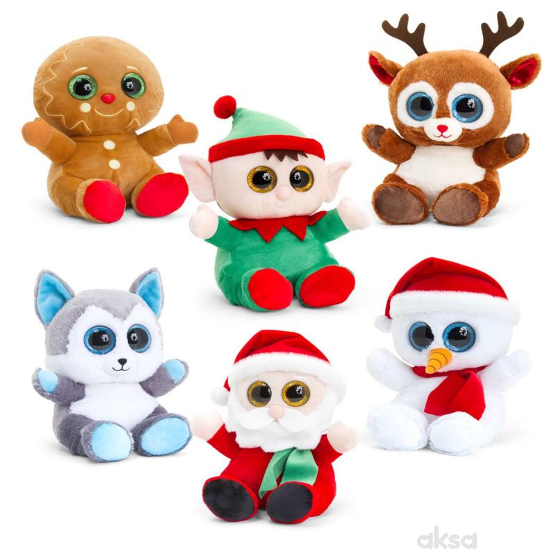 Keel Toys novogodišnja pliš igračka Animotsu 15cm