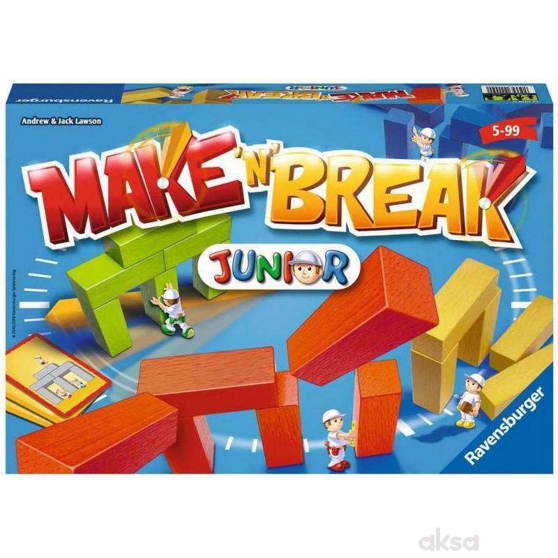 Ravensburger drustvena igra Make and Brake za decu