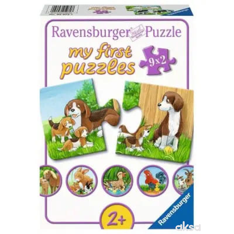 Ravensburger Moje prve puzzle zivotinje 2