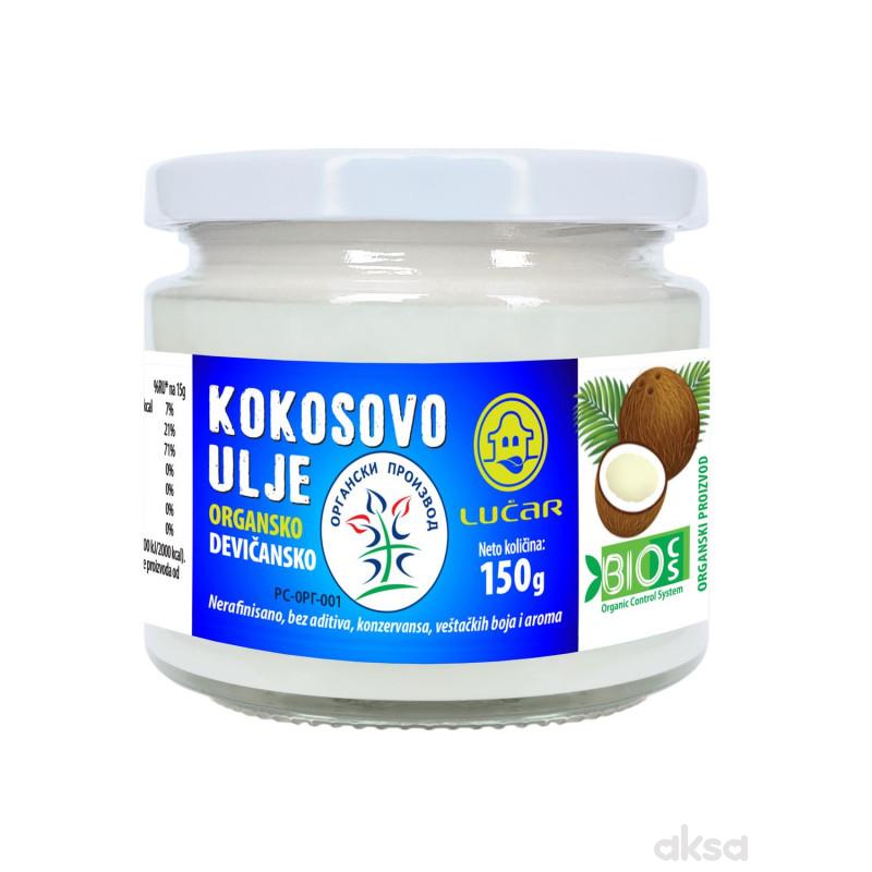 Lučar organsko kokosovo ulje hl.ceđ.devič. 150g 