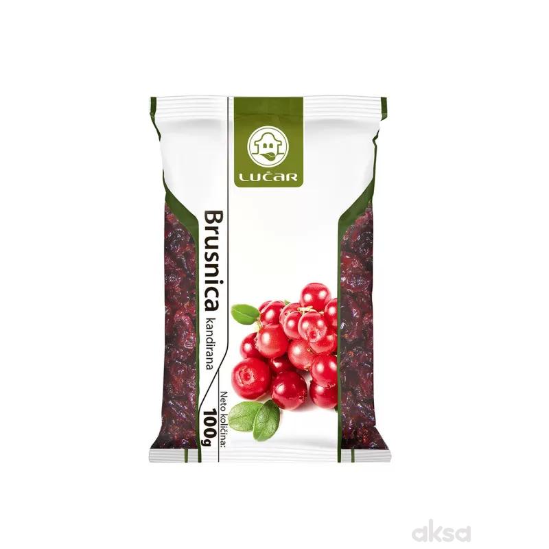 Lučar brusnica kandirana 100g