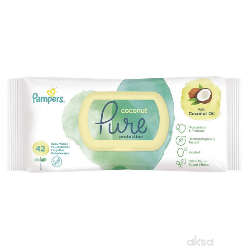 Pampers baby vlažne maramice coconut 42kom