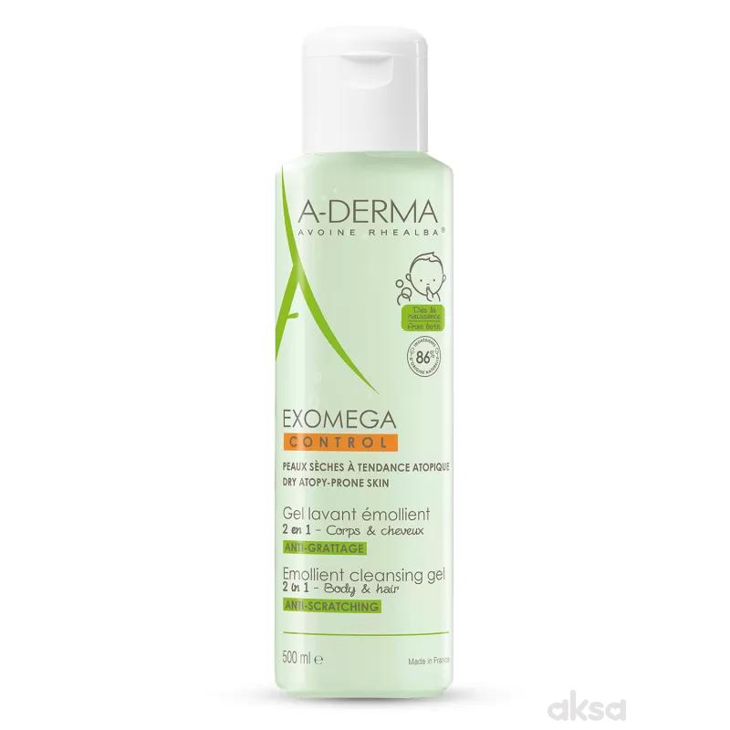 A-derma Exomega Control gel za pranje 2u1 500 ml