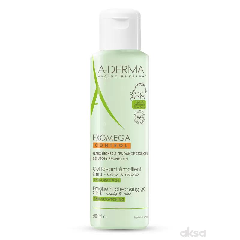 A-derma Exomega Control gel za pranje 2u1 500 ml 