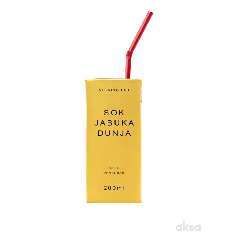 Nutrino Lab sok jabuka,dunja 200ml