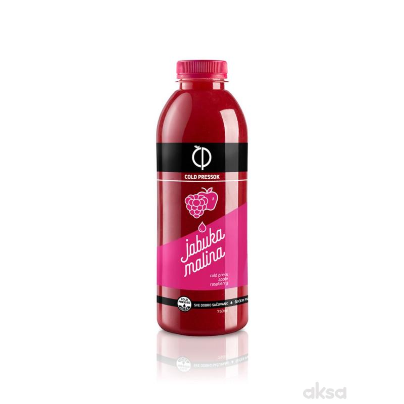 Cold pressok malina jabuka hladno ceđeni sok 750ml
