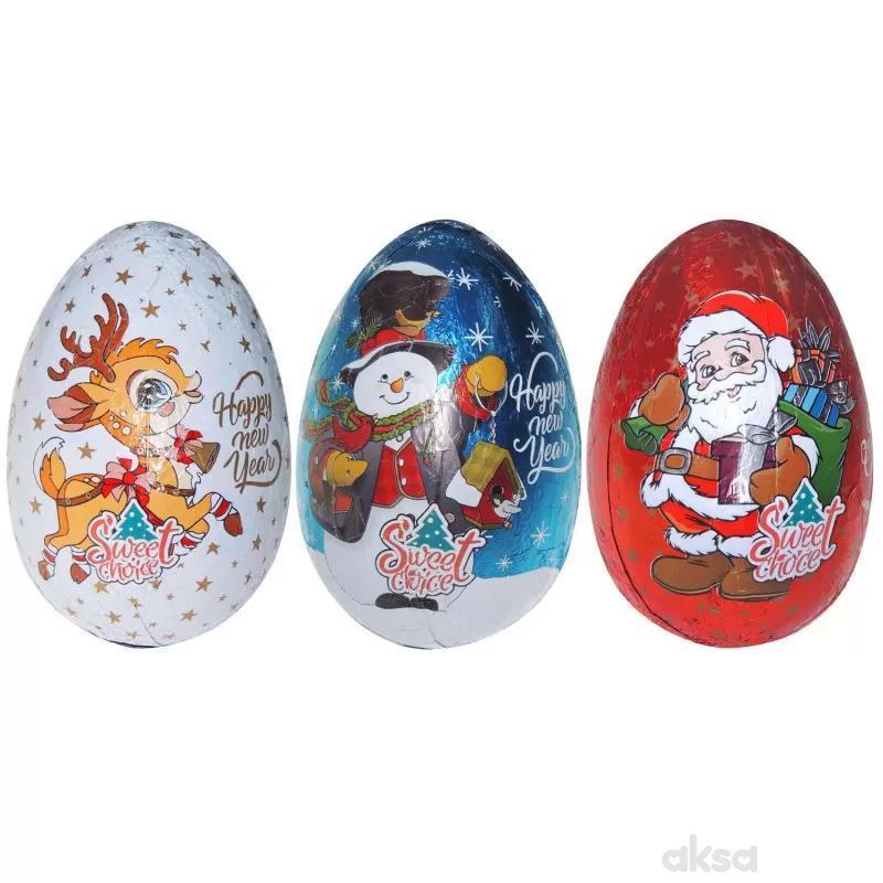 Novogodišnje jaje  sa igračkom, 80g 